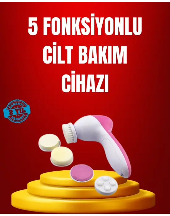 Su Geçirmez Elektrikli Yüz Temizleme Ve Masaj Aracı