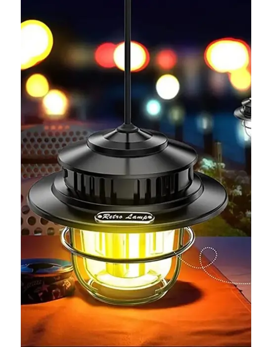 Omarı Su Geçirmez Taşınabilir Retro Led Kamp Feneri