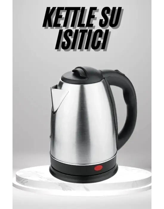 Su Isıtıcı 220 - 240 V Paslanmaz Çelik Kettle Uzun Ömürlü 2000 Watt