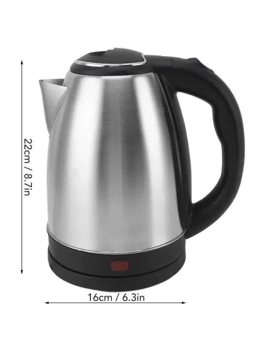 Su Isıtıcı 220 - 240 V Paslanmaz Çelik Kettle Uzun Ömürlü 2000 Watt