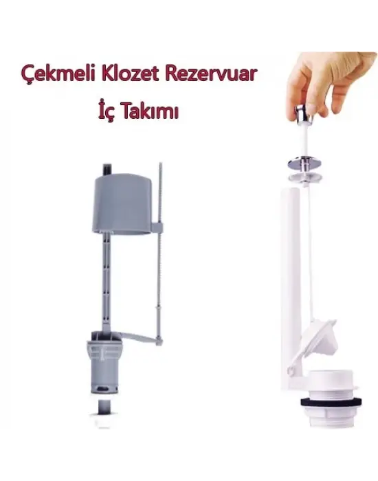 Omarı Sifon Çekmeli Su Tasarruflu Klozet İç Takımı