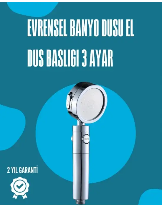 Su Tasarruflu Ve Kolay Kurulumlu El Duş Başlığı – Yüksek Performans