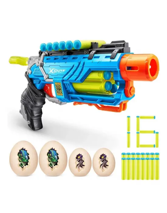 Omarı Çocuklar İçin Eğlenceli Sünger Atan Dino Silahı