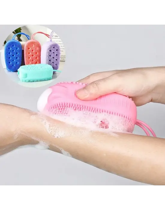 Süngerli Silikon Banyo Kesesi