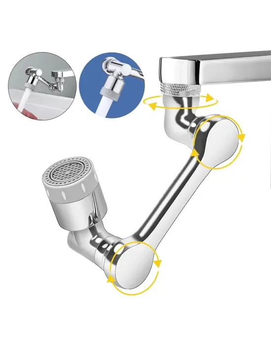 Sunup Sn-20341 1080 Derece Dönebilen Musluk-duş Başlığı