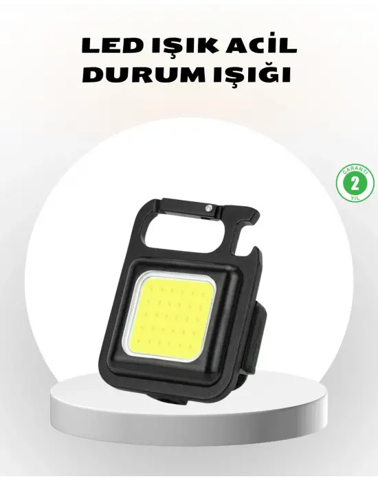 Süper Parlak 800 Lümen Led Fener – Usb Şarjlı, 3 Işık Modlu, Mini Taşınabilir Ve Anahtarlık Tipi