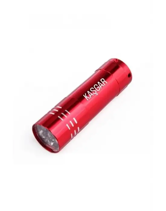 Süper Parlak 9 Ledli Metal Mini El Feneri