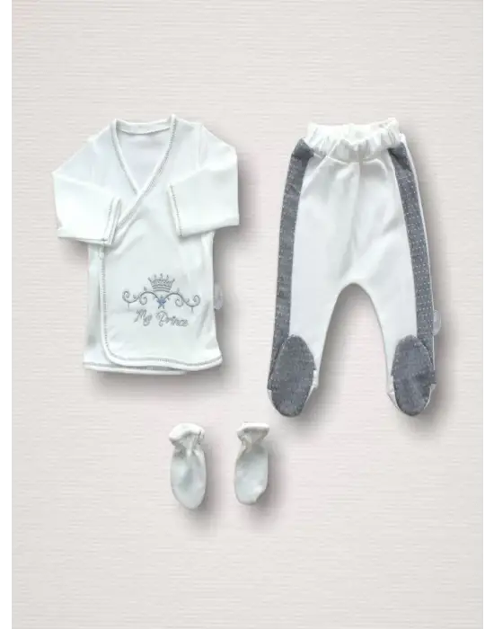 Modern Nakışlı Zıbın Takımı