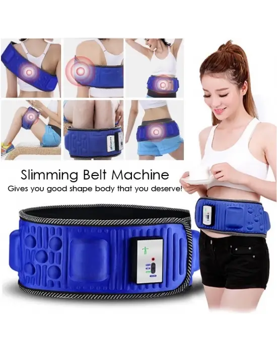 Super Slim 5 Motorlu Titreşimli Masaj Kemeri Göbek Eritme Aleti