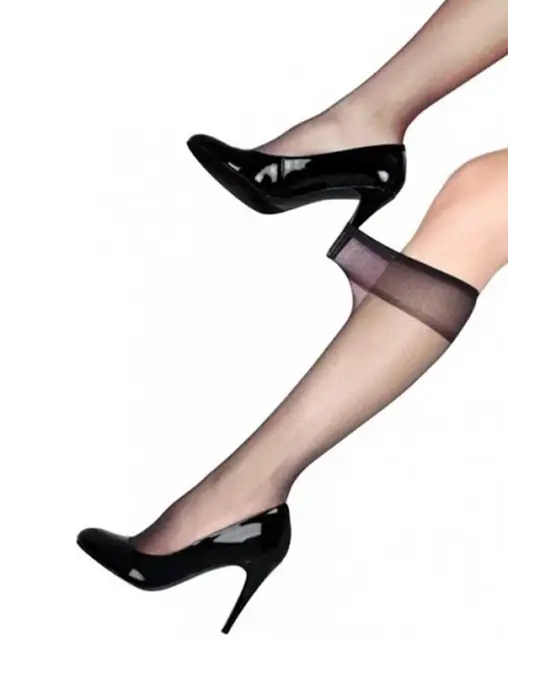 Omarı Yumuşak ve Esnek Fit Dizaltı Çorap Seti