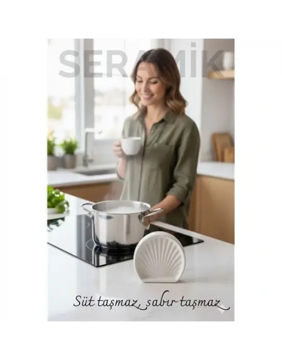 Süt Taşırmaz Seramik – Seramik Süt Taşı - Kaynamayı Önleyen Akıllı Mutfak Yardımcısı