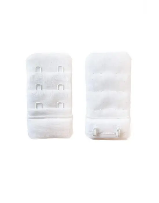 Omarı Beyaz Gri Agraf Sütyen Uzatma Kopçaları