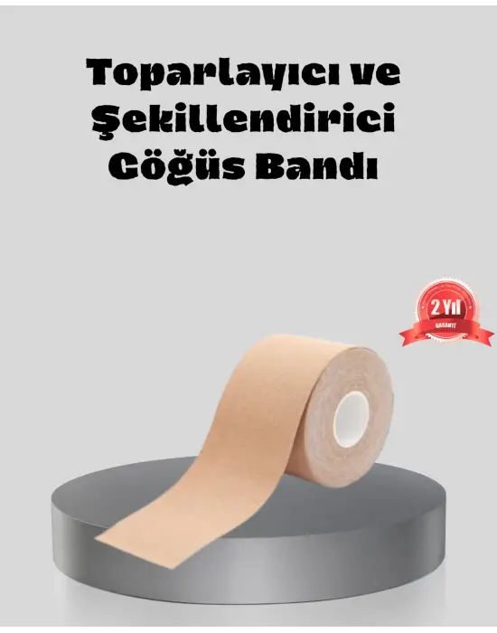 Suya Dayanıklı Görünmez Göğüs Bandı – Pamuklu Ve Esnek Destek Bandı