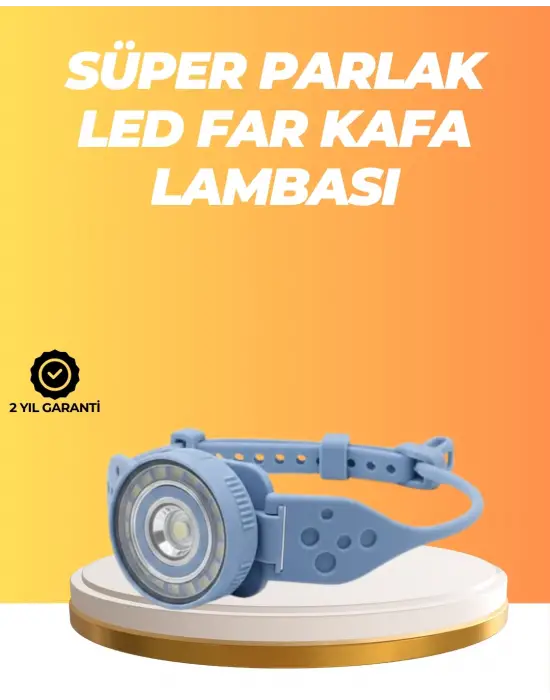 Suya Dayanıklı Led Kafa Lambası Outdoor Kullanım