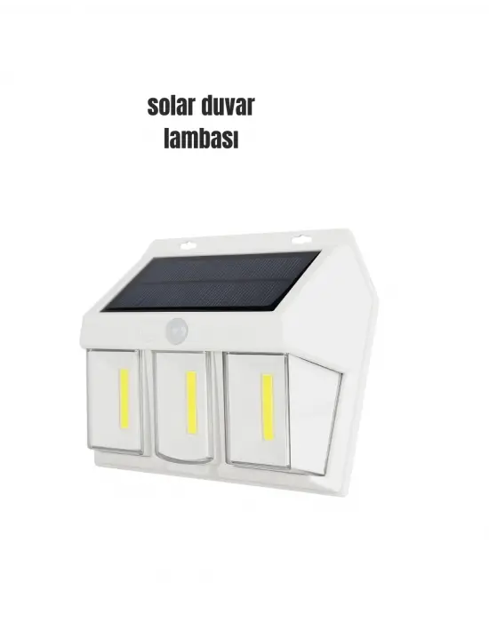 Suya Dayanıklı Solar Duvar Lambası – Akıllı Gece Sensörlü Işık