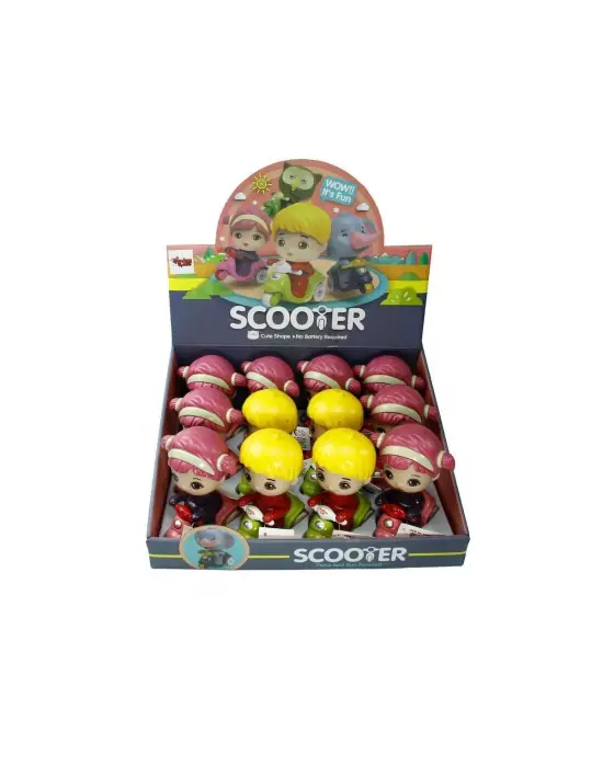 Omarı Bas Git Motorcu Bebek Oyuncak