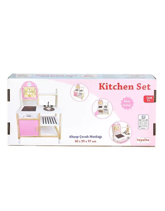 T1011 Ahşap Çocuk Mutfağı  (LED yoktur)