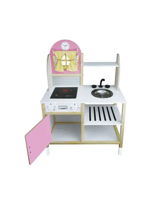 T1012 AHŞAP MUTFAK PEMBE LEDSİZ