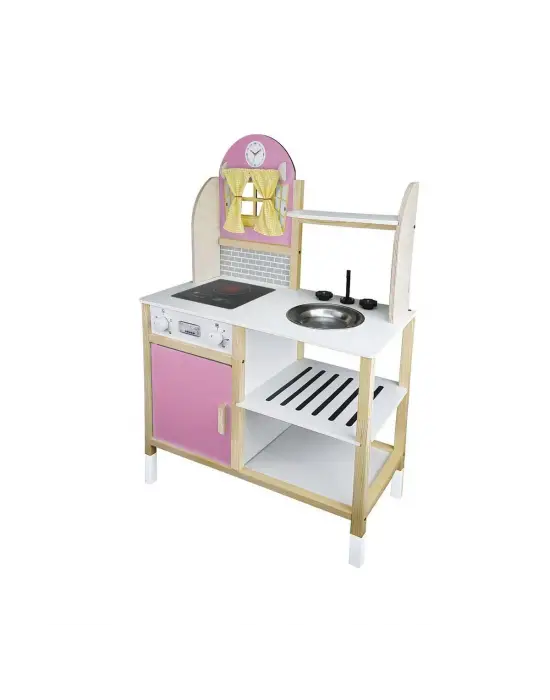 T1012 AHŞAP MUTFAK PEMBE LEDSİZ