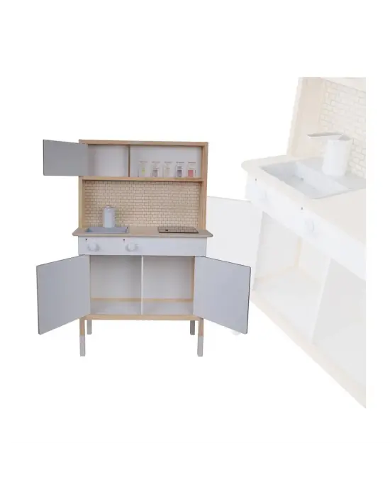 T1026 AHŞAP SU OYUN MUTFAĞI SU MOTORLU