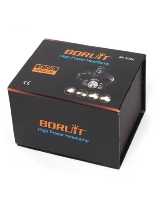 T6 Kafa Feneri 5000 Lumens 3xcree Xm-t6+2r5 Lamba Led Kamp Lambası