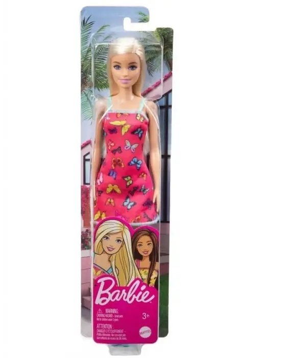 T7439-HBV05 - ŞIK BARBİE - PEMBE ELBİSE