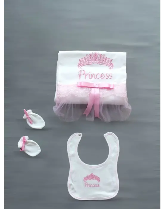 Pembe Nakışlı Zıbın Takımı