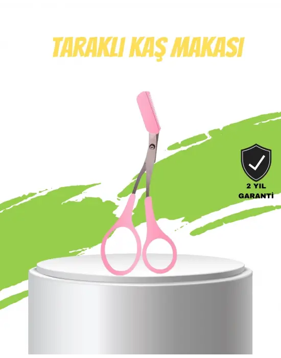 Taraklı Kaş Düzeltme Makası – Hassas Şekillendirme Ve Kolay Kullanım