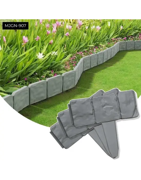 Taş Görünümlü Bahçe Çiti
