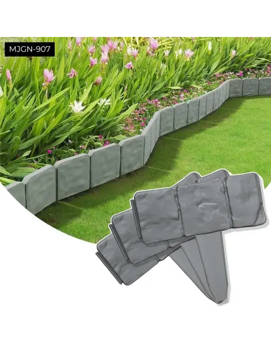 Taş Görünümlü Bahçe Çiti