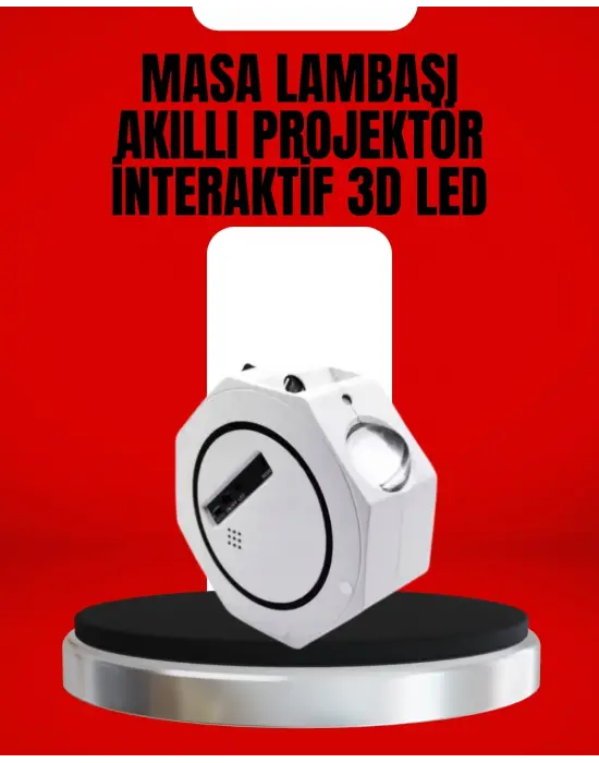 Taşınabilir 360° Ayarlanabilir Gökyüzü Projeksiyon Lambası