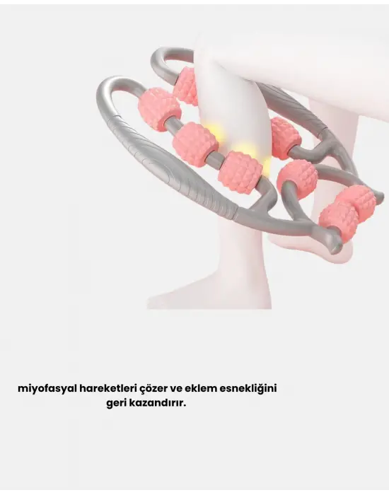 Taşınabilir 3d Masaj Rulosu – Kas Rahatlatıcı Ve Yağ Azaltıcı Masaj Cihazı