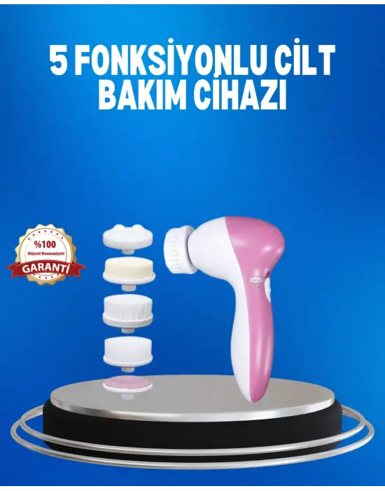 Taşınabilir 5 İn 1 Elektrikli Cilt Temizleyici