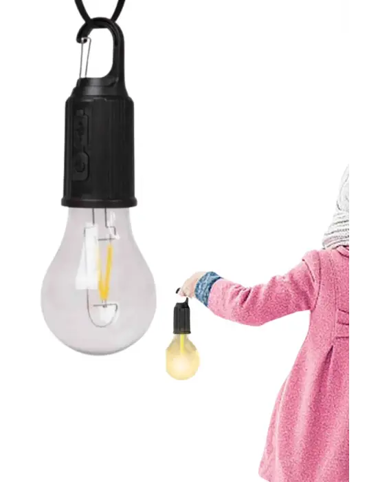 Taşınabilir Askılı Ampul Kamp Lambası Askılı Type-c Şarjlı Bahçe Lambası