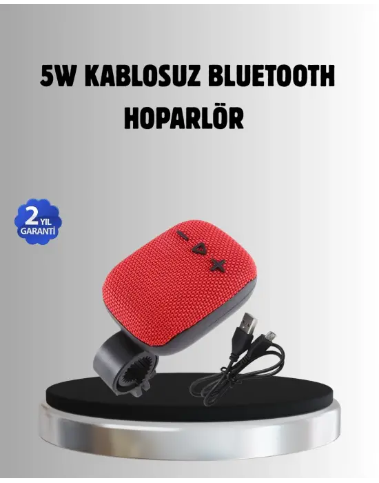 Taşınabilir Bluetooth Hoparlör – 5w Güçlü Ses, Tws Ve Fm Radyo Özellikli