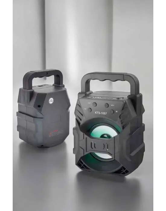 Taşınabilir Bluetooth Hoparlör Led Işıklı Uzun Pil Ömrü