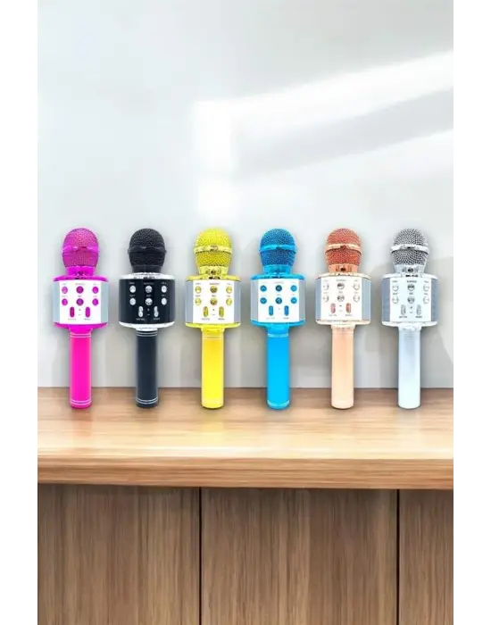 Taşınabilir Bluetooth Karaoke Mikrofon: Hafıza Kart Girişli, Etkileyici Performans