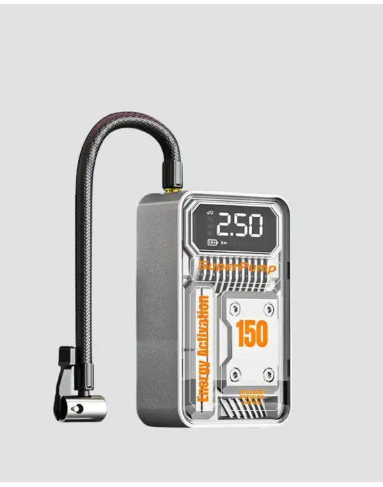 Taşınabilir Kablosuz Hava Pompası – 150 Psı Güçlü Basınç Ve 6000mah Şarjlı