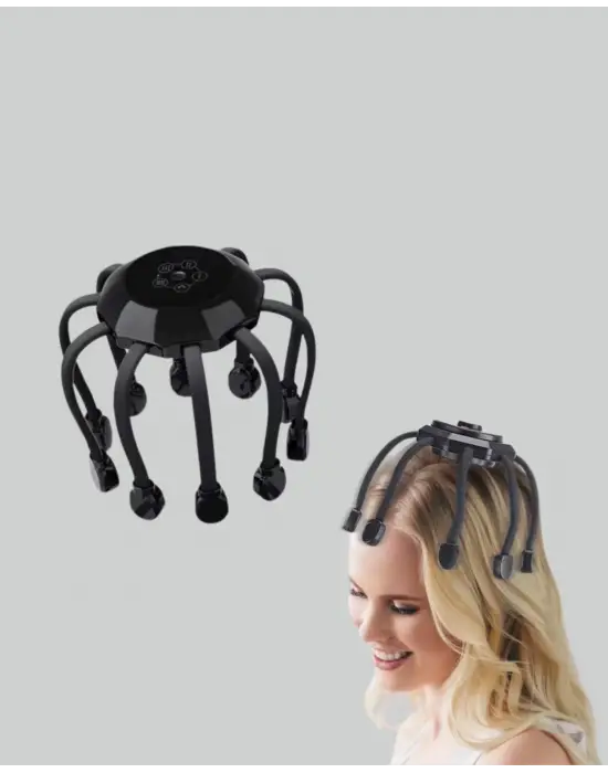 Taşınabilir Kafa Masaj Cihazı Eller Serbest 360° Profesyonel Masaj