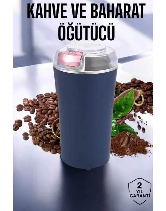 Taşınabilir Kahve & Baharat Öğütücü, Kolay Temizlenebilir Ve Uzun Ömürlü Paslanmaz Çelik