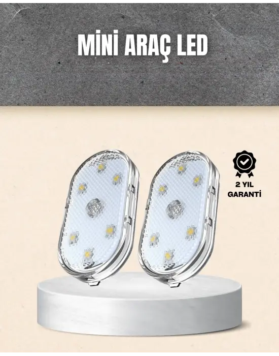 Taşınabilir Manyetik Mini Led Lamba 7 Renk Seçenekli