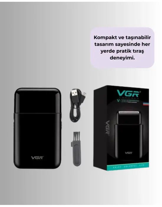 Taşınabilir Mini Elektrikli Tıraş Makinesi | Sessiz Ve Güçlü Motor