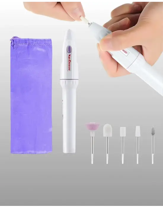 Taşınabilir Profesyonel Elektrikli Tırnak Matkap Seti – Sessiz, Güçlü Ve Dayanıklı