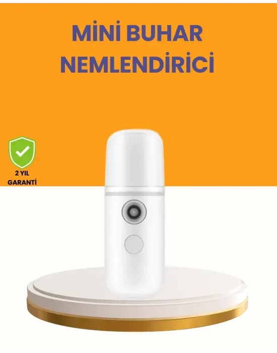 Taşınabilir Şarjlı Buhar Nemlendirici – Kablosuz Akıllı Pro Teknolojili Mini Cilt Ve Ortam Nemlendirici