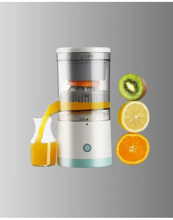 Taşınabilir Şarjlı Katı Meyve Sıkacağı – 45w Güç, 18000 Rpm Hız, 400 Ml Kapasite