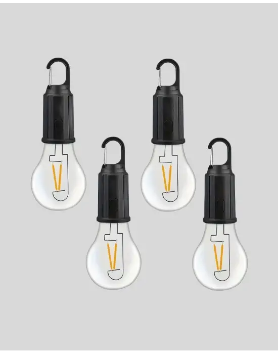 Taşınabilir Şarjlı Led Kamp Lambası – Type-c Girişli Ve Kancalı Tasarım