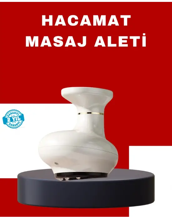 Taşınabilir Şarjlı Masaj Cihazı Kupa Terapisi Sıcak Masaj