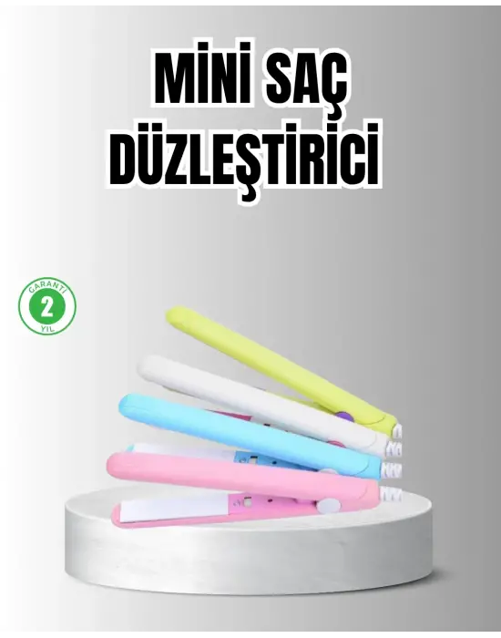 Taşınabilir Seramik Kaplama Mini Saç Düzleştirici – Seyahat Ve Günlük Kullanım İçin İdeal