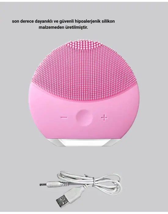 Taşınabilir Silikon Masaj Aleti – Derin Temizlik, Yüz Ve El Kullanımına Uygun