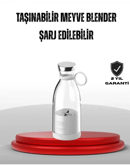 Taşınabilir Usb Şarjlı Taze Meyve Suyu Blender